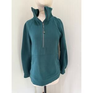 Lululemon Scuba Pullover Sweatshirt Women's XS S Green Athleisure